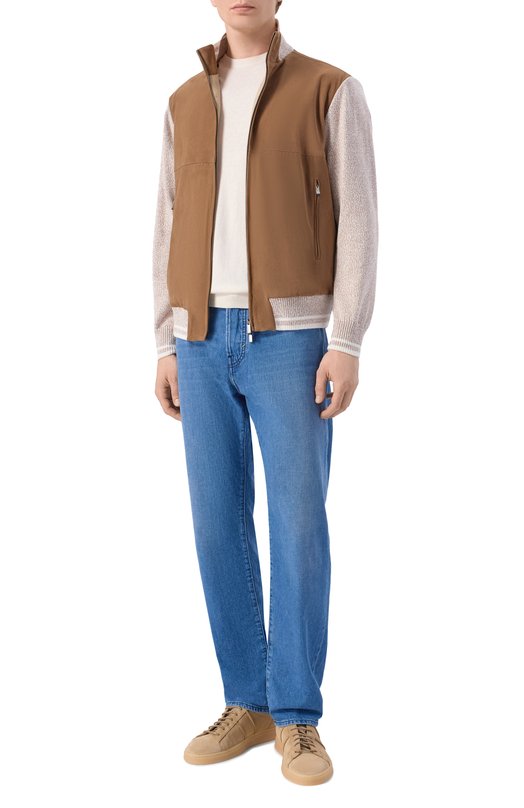 Замшевые кеды Burro Buttero B11740G0RH-UG Бежевый  B11740G0RH-UG Фото 2