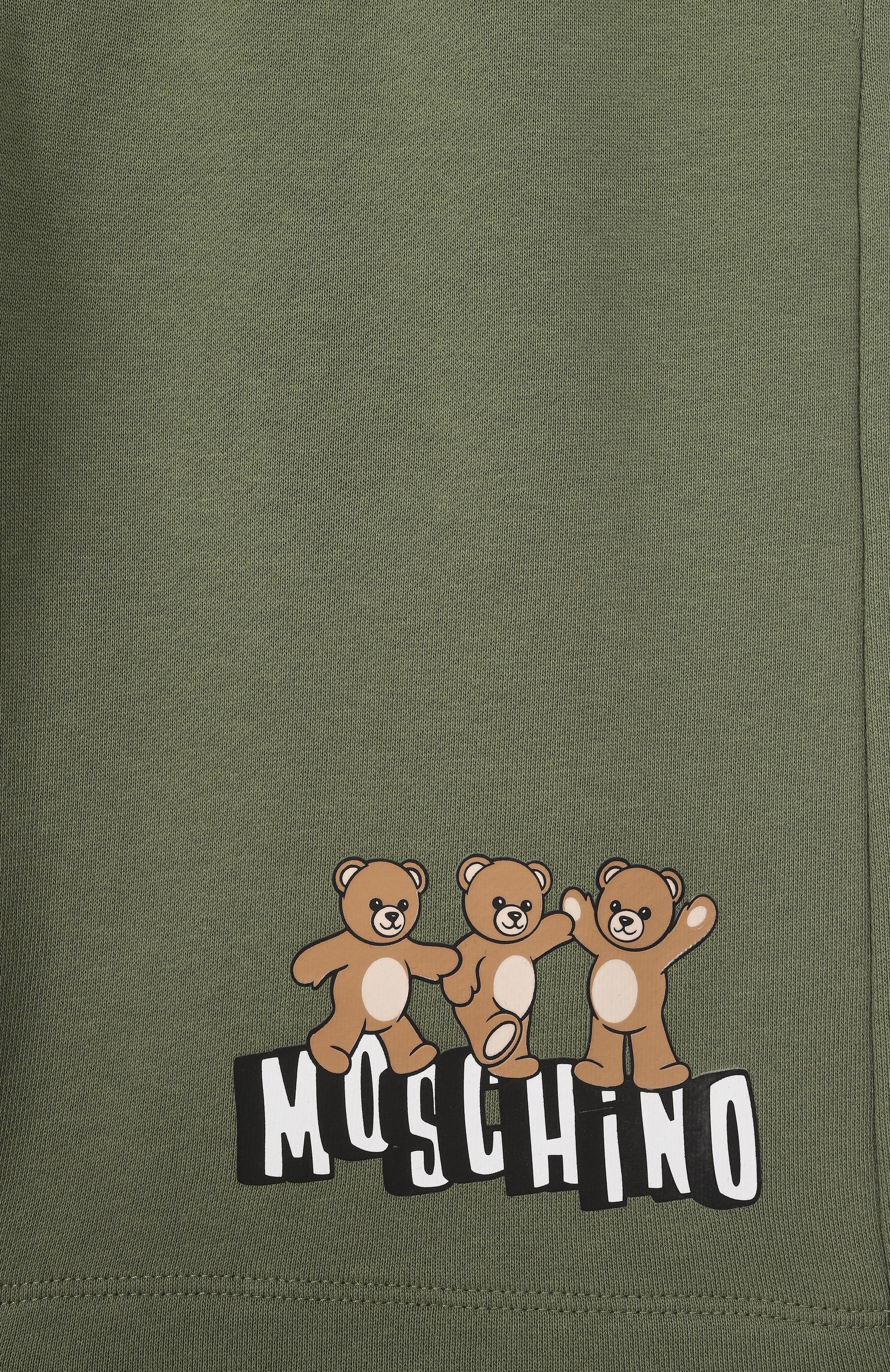 Хлопковые шорты MOSCHINO, арт. HUQ02M/LCA89_001, фото 3