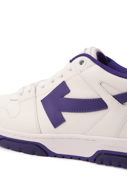 Кожаные кеды Out of Office Off-White 0MIA189S25LEA001 Белый  0MIA189S25LEA001 Фото 7