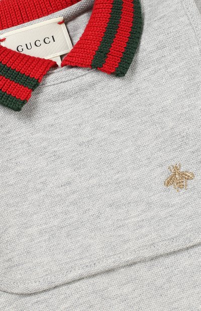 Комбинезон с шапкой и нагрудником GUCCI, арт. 463438/X5Q23, фото 5