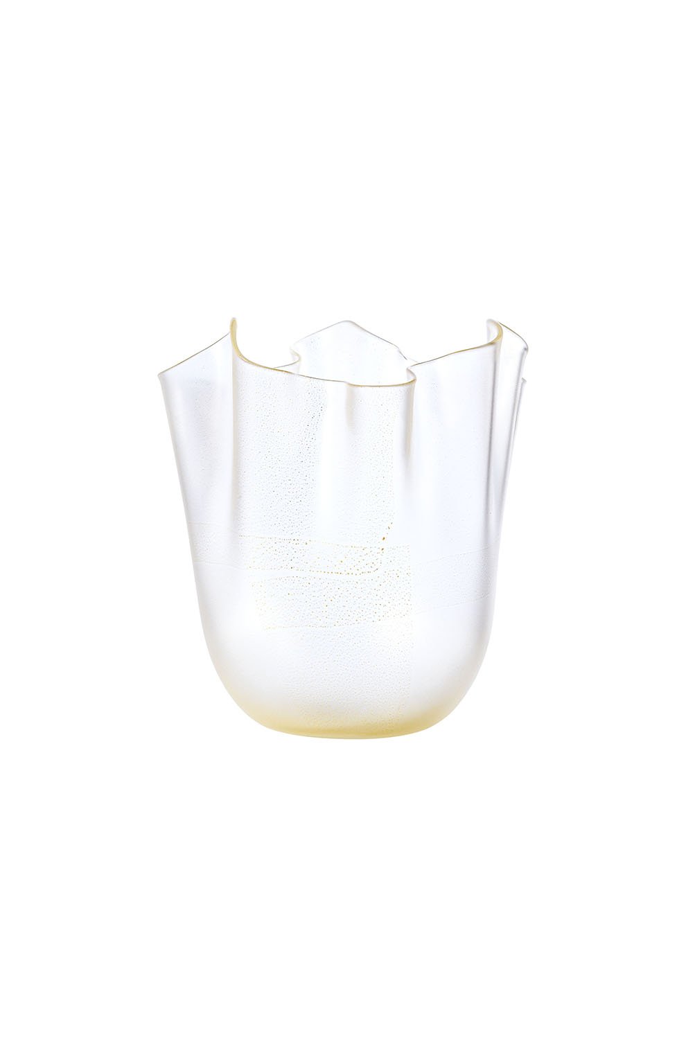 Ваза fazzoletto frozen VENINI прозрачного цвета по цене 71800 руб., арт. F0370004000H0BP, фото 1 Ваза fazzoletto frozen VENINI, арт. F0370004000H0BP, фото 1