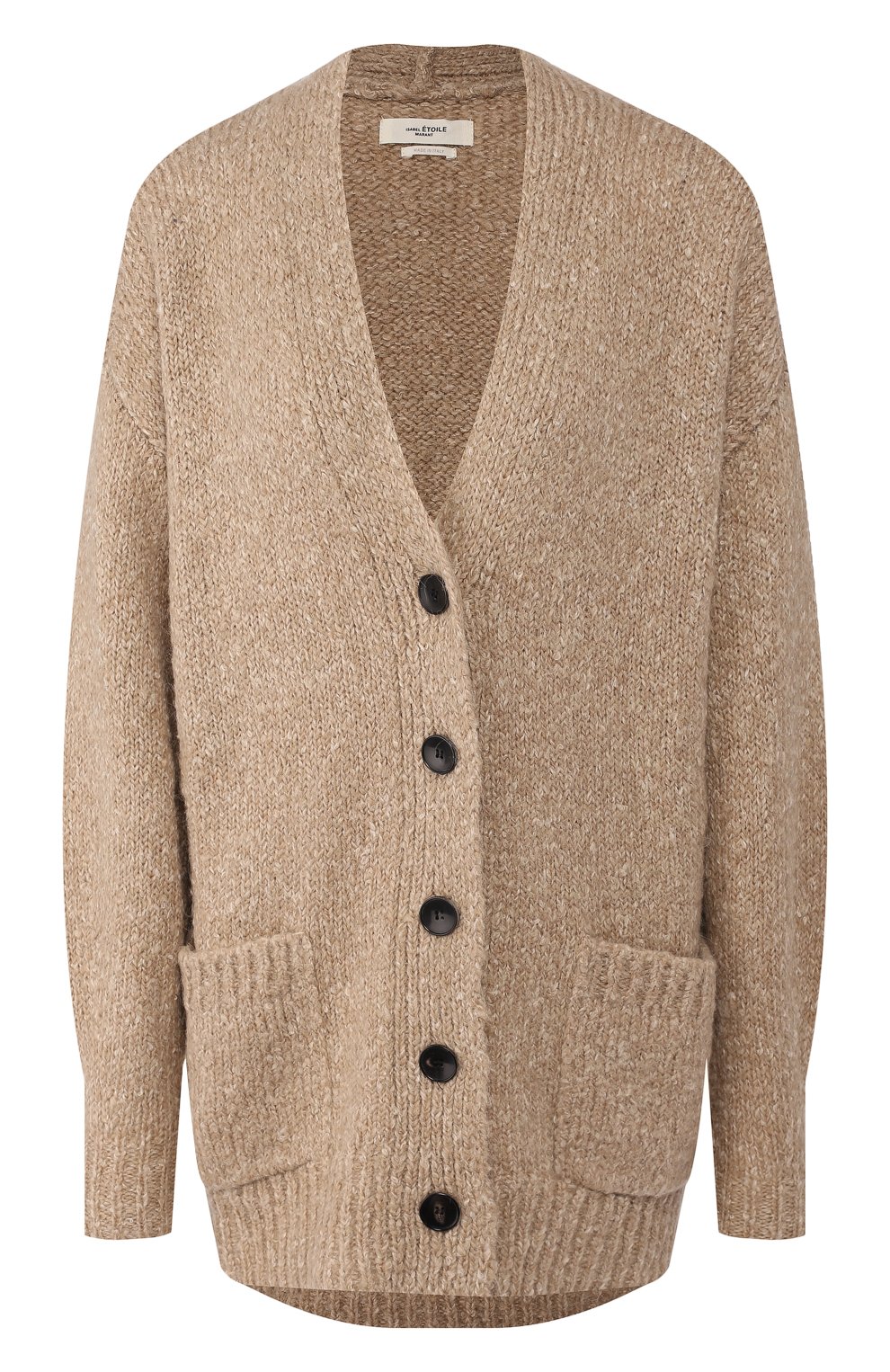 Кардиган ISABEL MARANT ETOILE бежевого цвета по цене 36100 руб., арт. CA0217-19A069E/SC0TT, фото 1 Кардиган ISABEL MARANT ETOILE, арт. CA0217-19A069E/SC0TT, фото 1