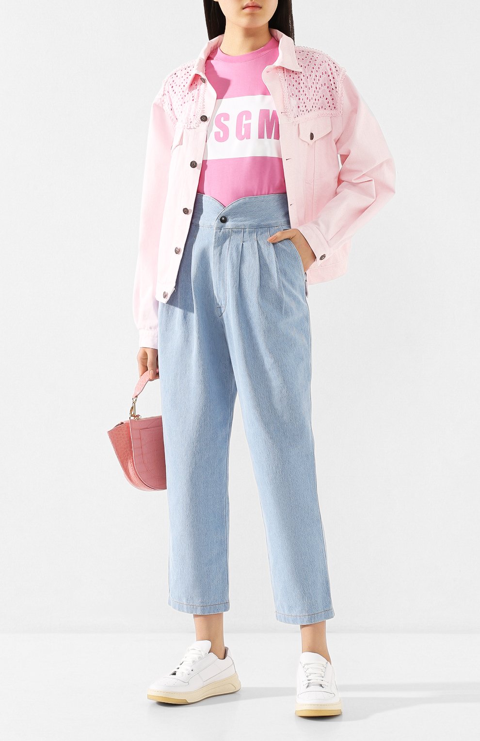 Хлопковая футболка MSGM, арт. 2841MDM95 207298, фото 2