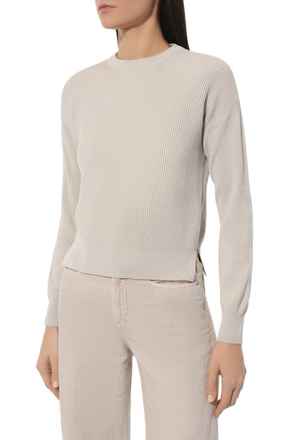 Хлопковый пуловер BRUNELLO CUCINELLI, арт. M1919B1299, фото 3