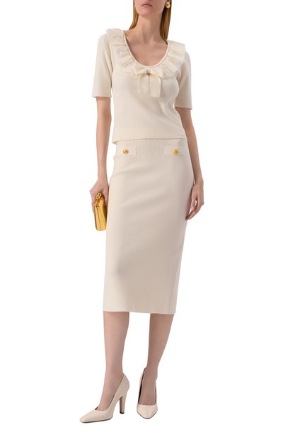 Пуловер из шерсти и каш�емира ALESSANDRA RICH, арт. FABX4045-K4514, фото 2