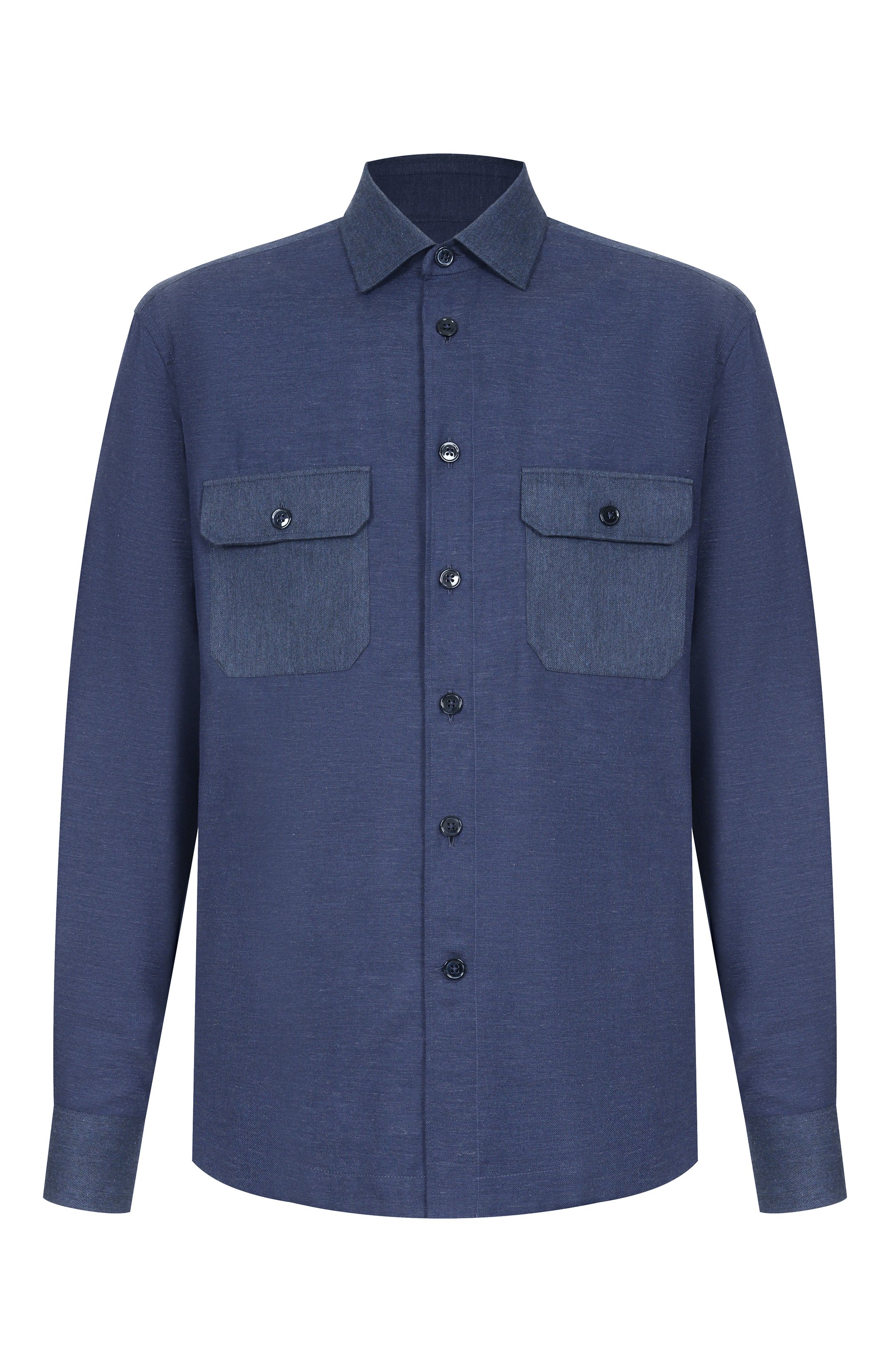 Рубашка из хлопка и кашемира CORNELIANI, арт. 26P219-2611345, фото 1