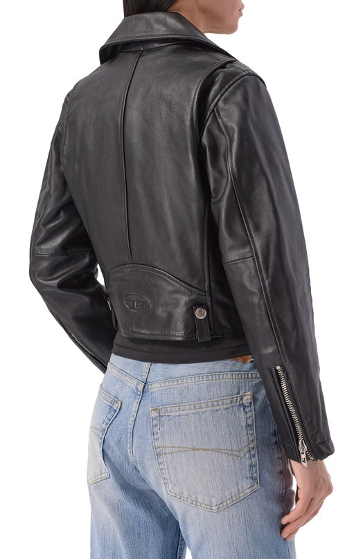 Кожаная куртка Diesel A21902/0CECH Чёрный  A21902/0CECH Фото 4