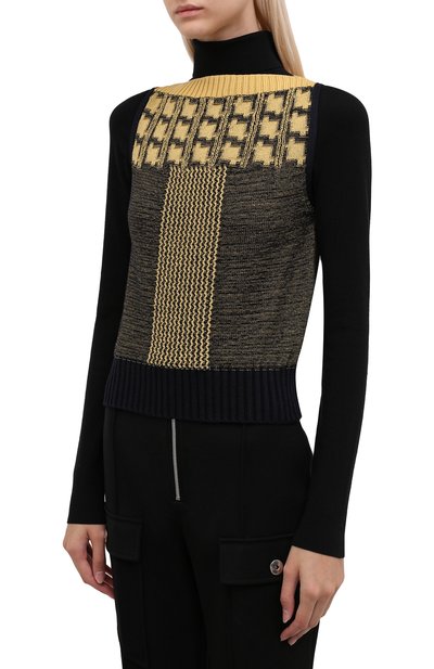 Жилет из шерсти и хлопка VICTORIA BECKHAM, арт. 1521KTP002923A, фото 3