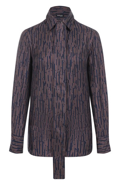 Женская шелковая рубашка KITON, арт. D48407