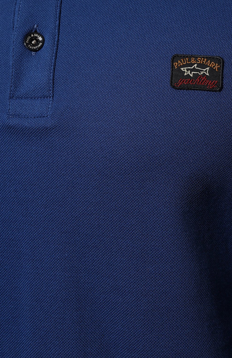 Хлопковое поло PAUL&SHARK синего цвета по цене 16650 руб., арт. C0P1001, фото 5 Хлопковое поло PAUL&SHARK, арт. C0P1001, фото 5
