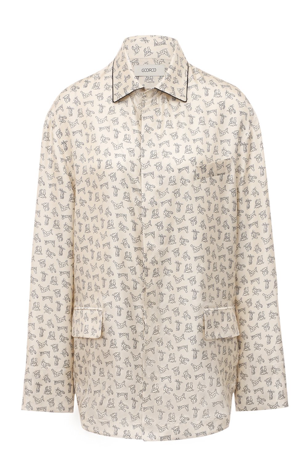 Атласная рубашка GOOROO, арт. SH002-2000-9912-S23, фото 1