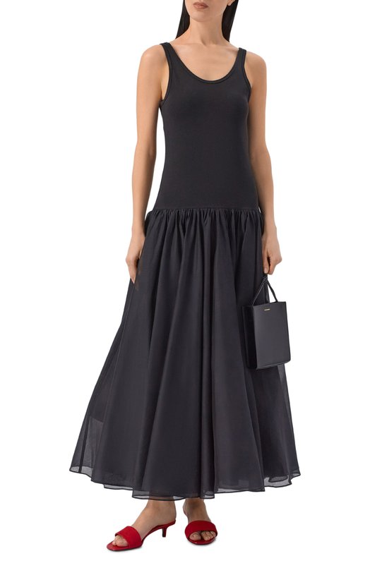 Комбинированное платье Co 4496CSVS-S26 Чёрный  4496CSVS-S26 Фото 2