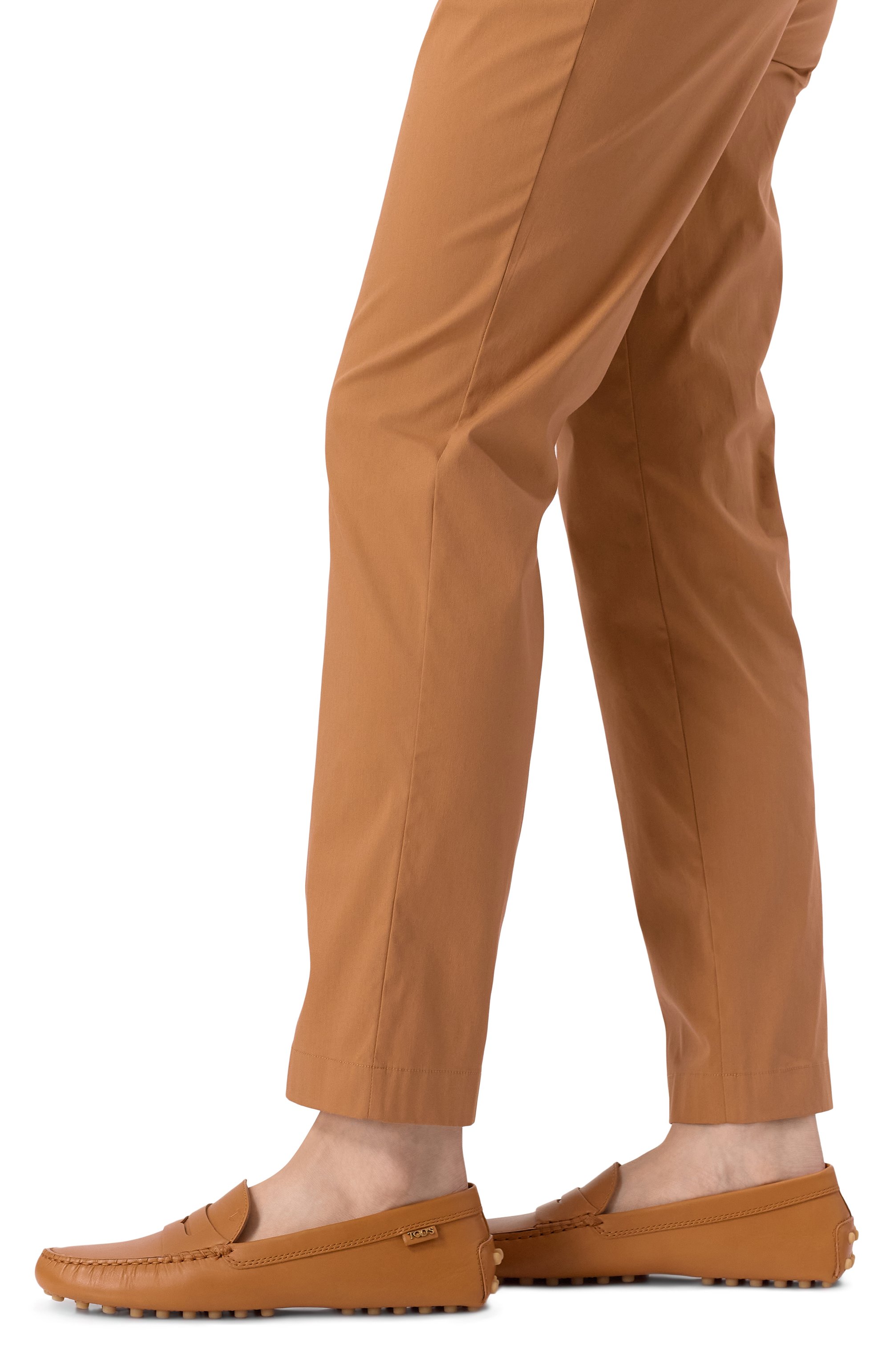 Кожаные мокасины TOD’S светло-коричневого цвета по цене 69700 руб., арт. XXW22L00010N6M, фото 3 Кожаные мокасины TOD’S, арт. XXW22L00010N6M, фото 3