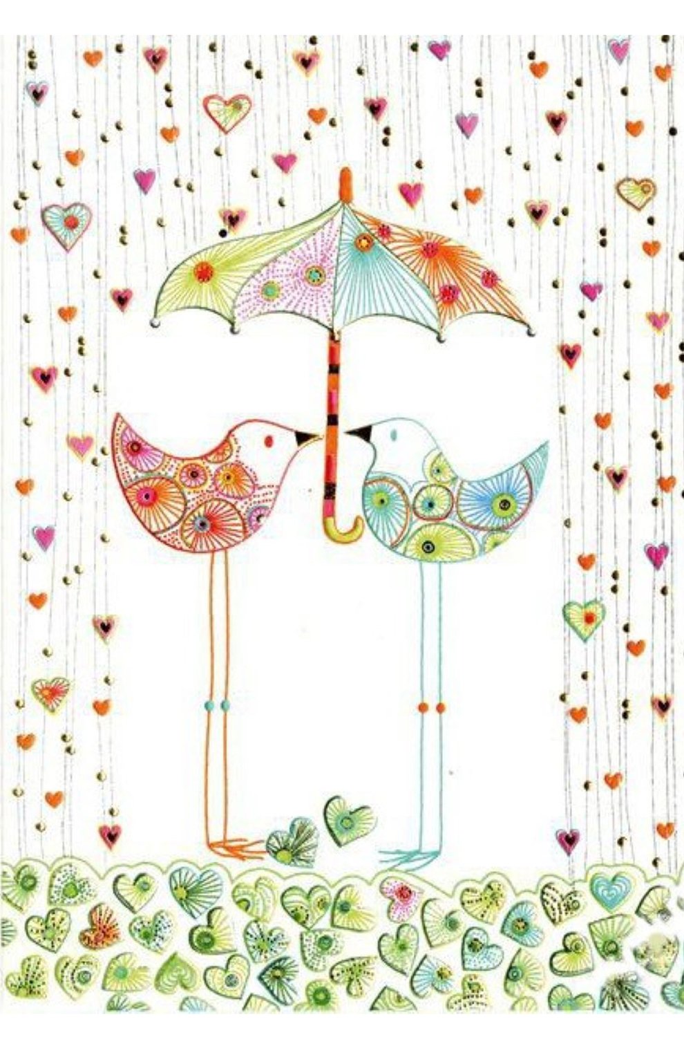 Открытка две птички TURNOWSKY, арт. MO5809, фото 1