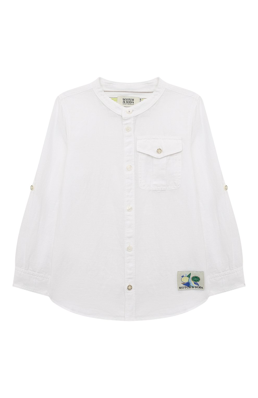 Рубашка изо льна и хлопка SCOTCH AND SODA, арт. 170510-23-SSBM-D20, фото 1