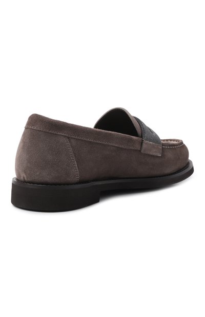 Замшевые пенни-лоферы BRUNELLO CUCINELLI, арт. MZSFG3237, фото 5