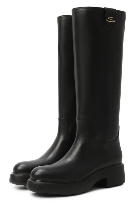 Женские кожаные сапоги SANTONI, арт. WSEG71747SM0NVRF