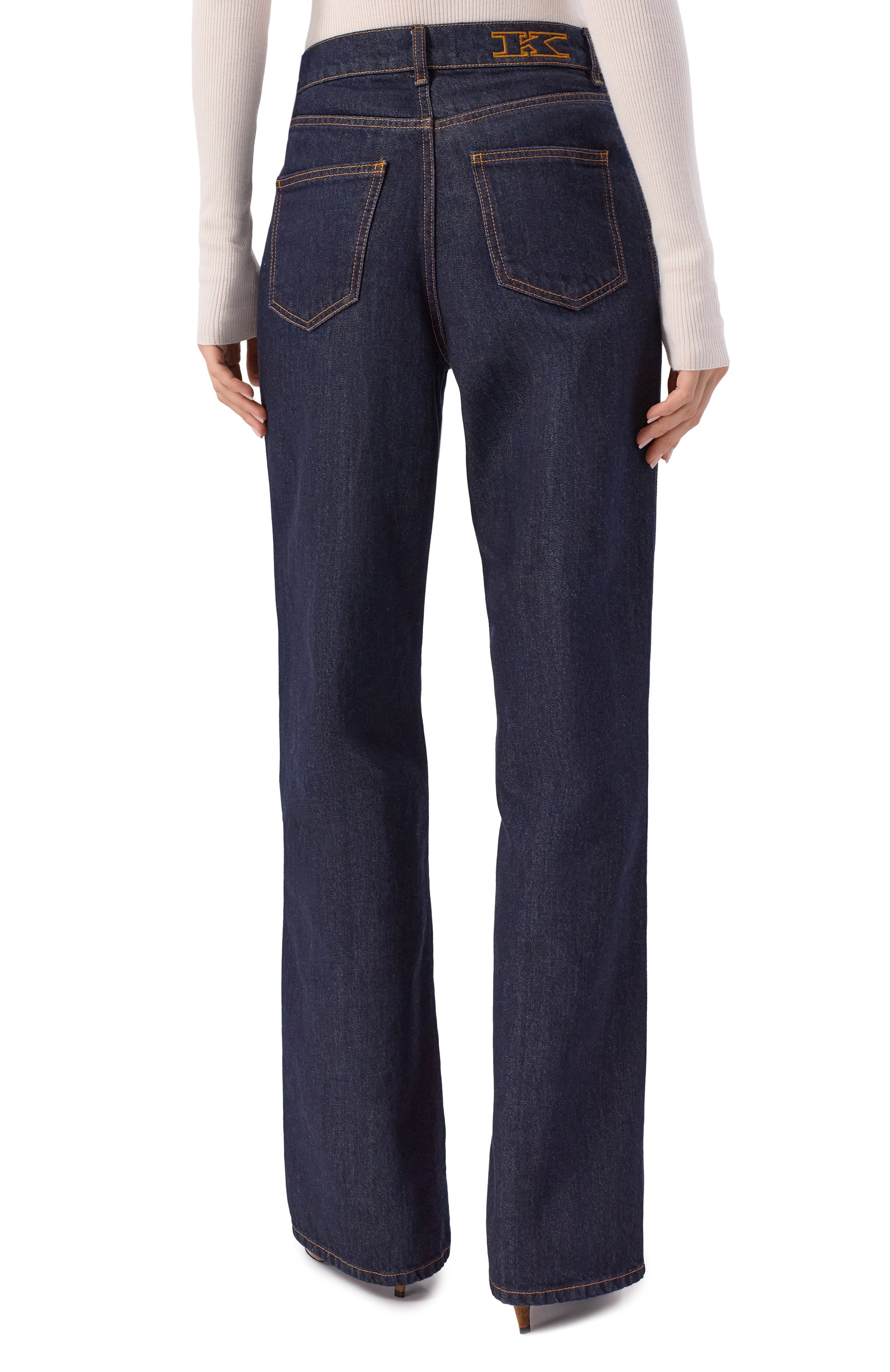 Джинсы KITON темно-синего цвета по цене 104000 руб., арт. DJ60103K0509H02, фото 4 Джинсы KITON, арт. DJ60103K0509H02, фото 4