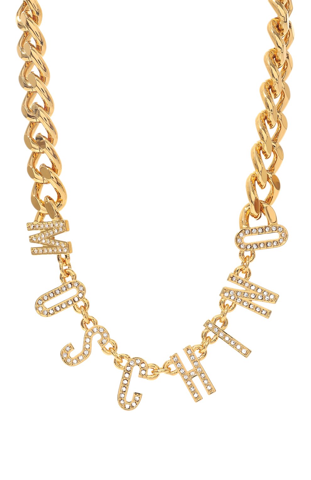 Колье MOSCHINO золотого цвета по цене 51650 руб., арт. 71 A9165 8413, фото 3 Колье MOSCHINO, арт. 71 A9165 8413, фото 3