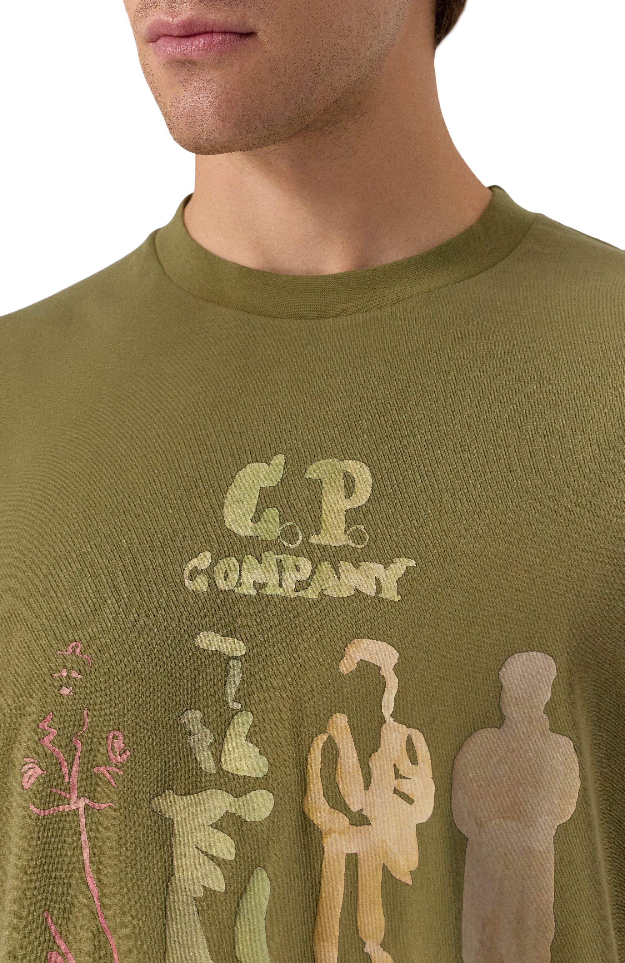 Хлопковая футболка C.P. COMPANY, арт. 19CMTS105A005100W, фото 5