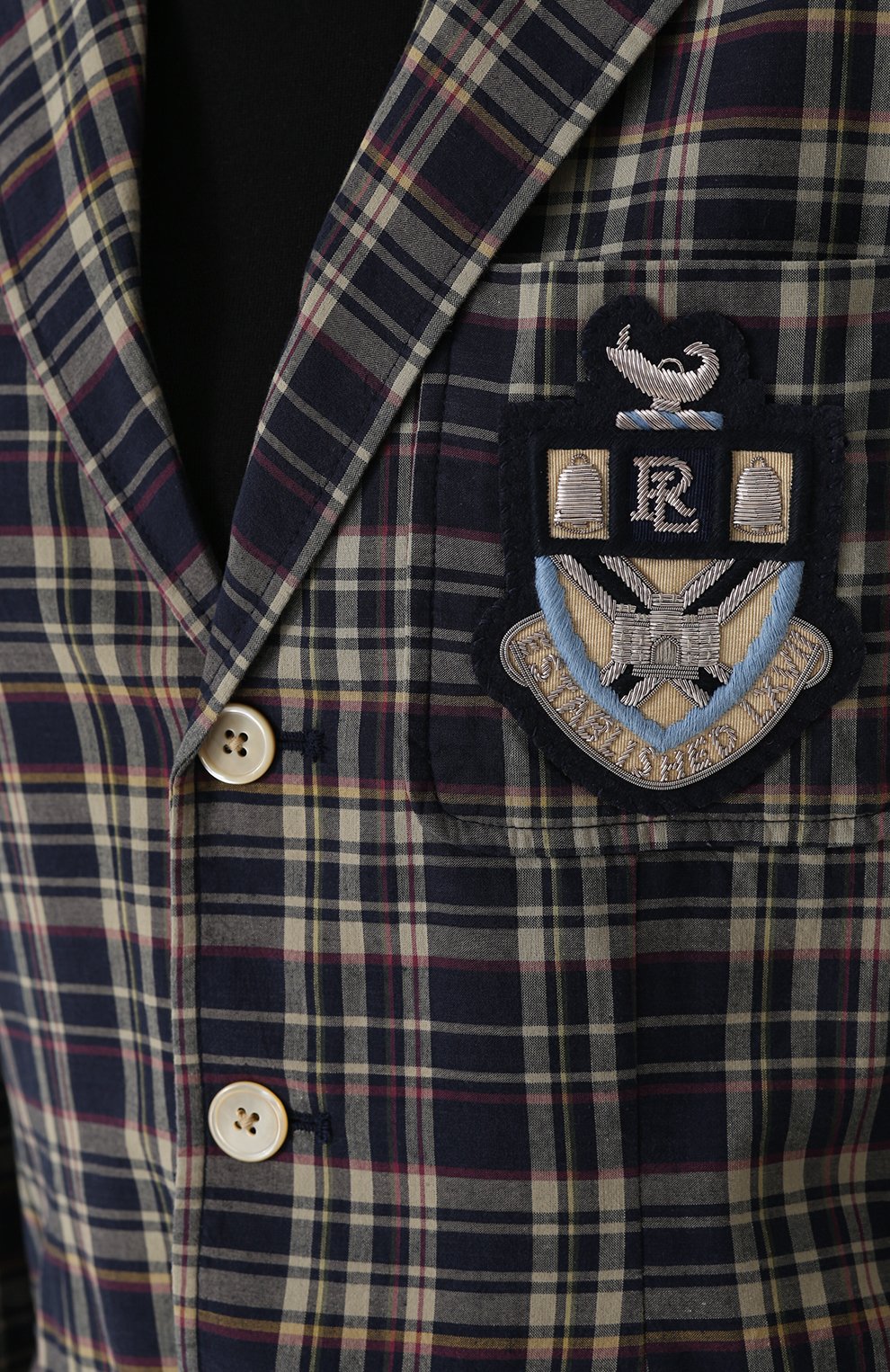 Приталенный жакет в клетку POLO RALPH LAUREN, арт. 211663538, фото 5