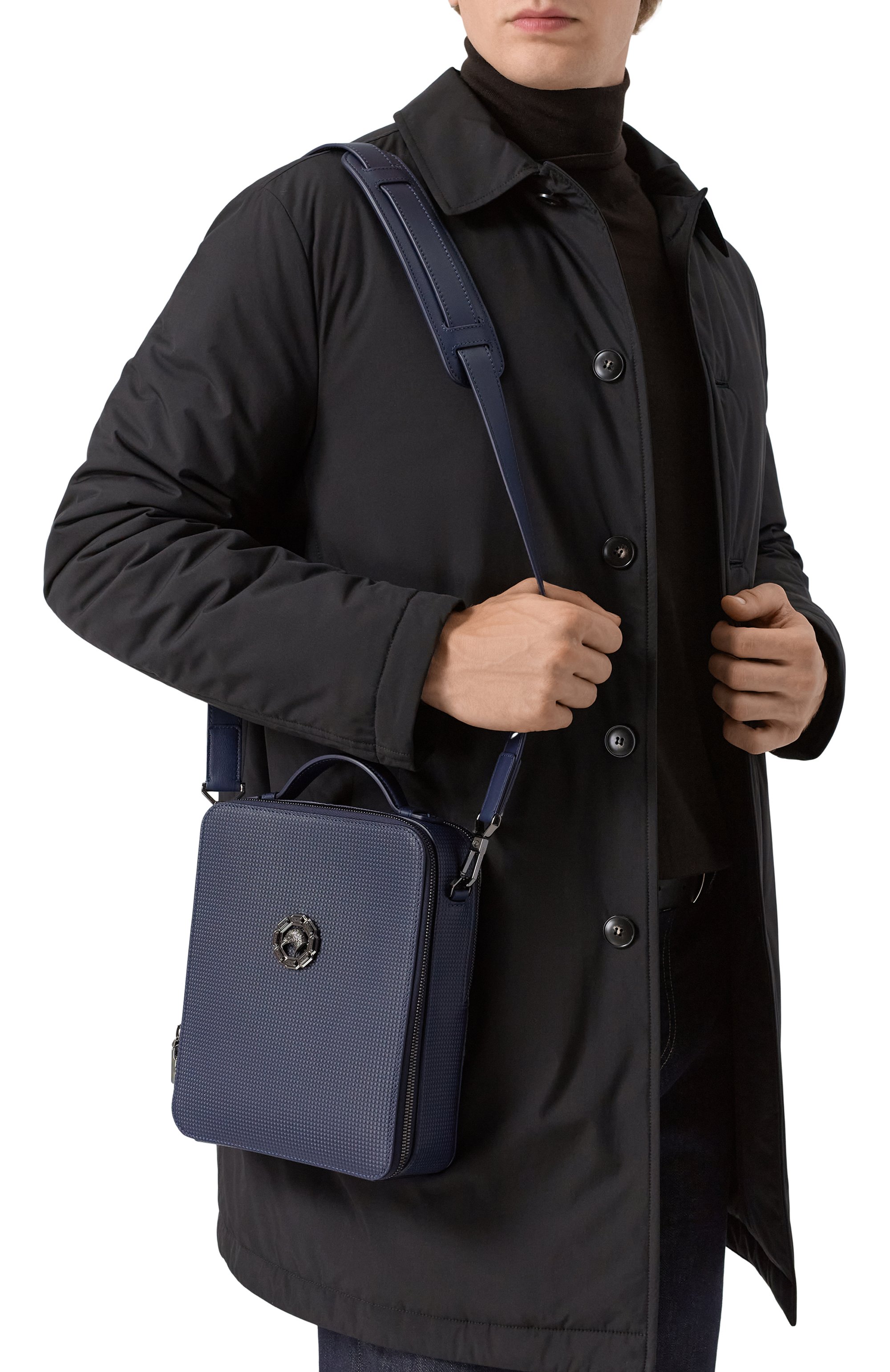 Сумка STEFANO RICCI темно-синего цвета по цене 382000 руб., арт. ND218I1GTU/REVH, фото 2 Сумка STEFANO RICCI, арт. ND218I1GTU/REVH, фото 2