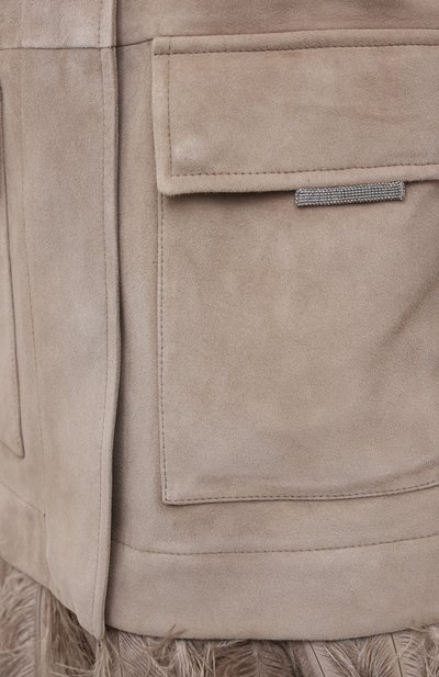 Замшевая куртка BRUNELLO CUCINELLI, арт. MPCAI2982, фото 5