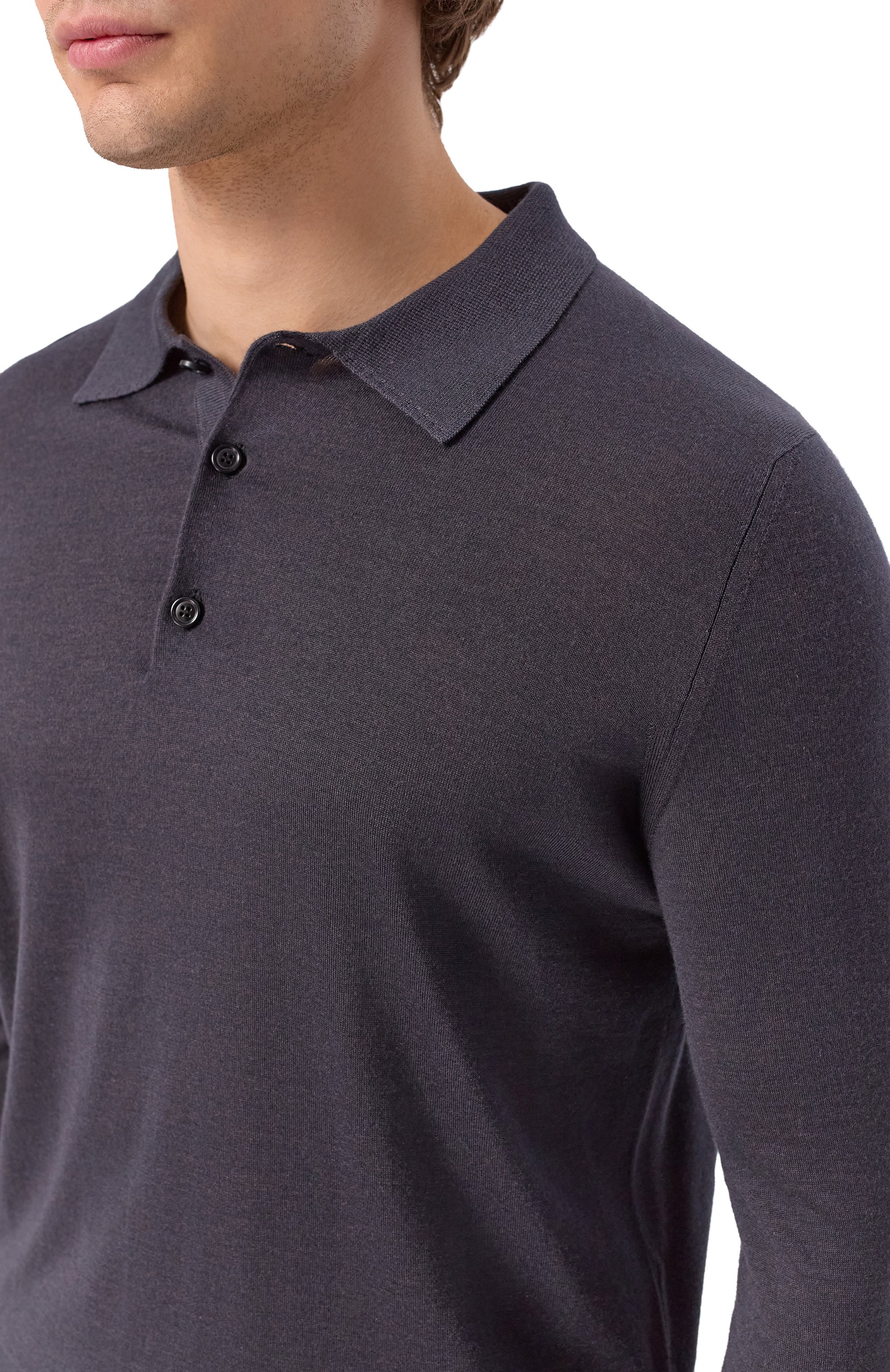 Поло из кашемира и шелка BRIONI, арт. UMR30L/P1K82, фото 5