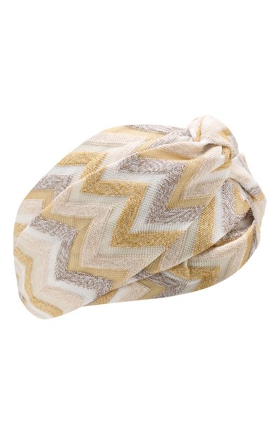 Хлопковая повязка на голову MISSONI, арт. MDS00097/BR000P, фото 1