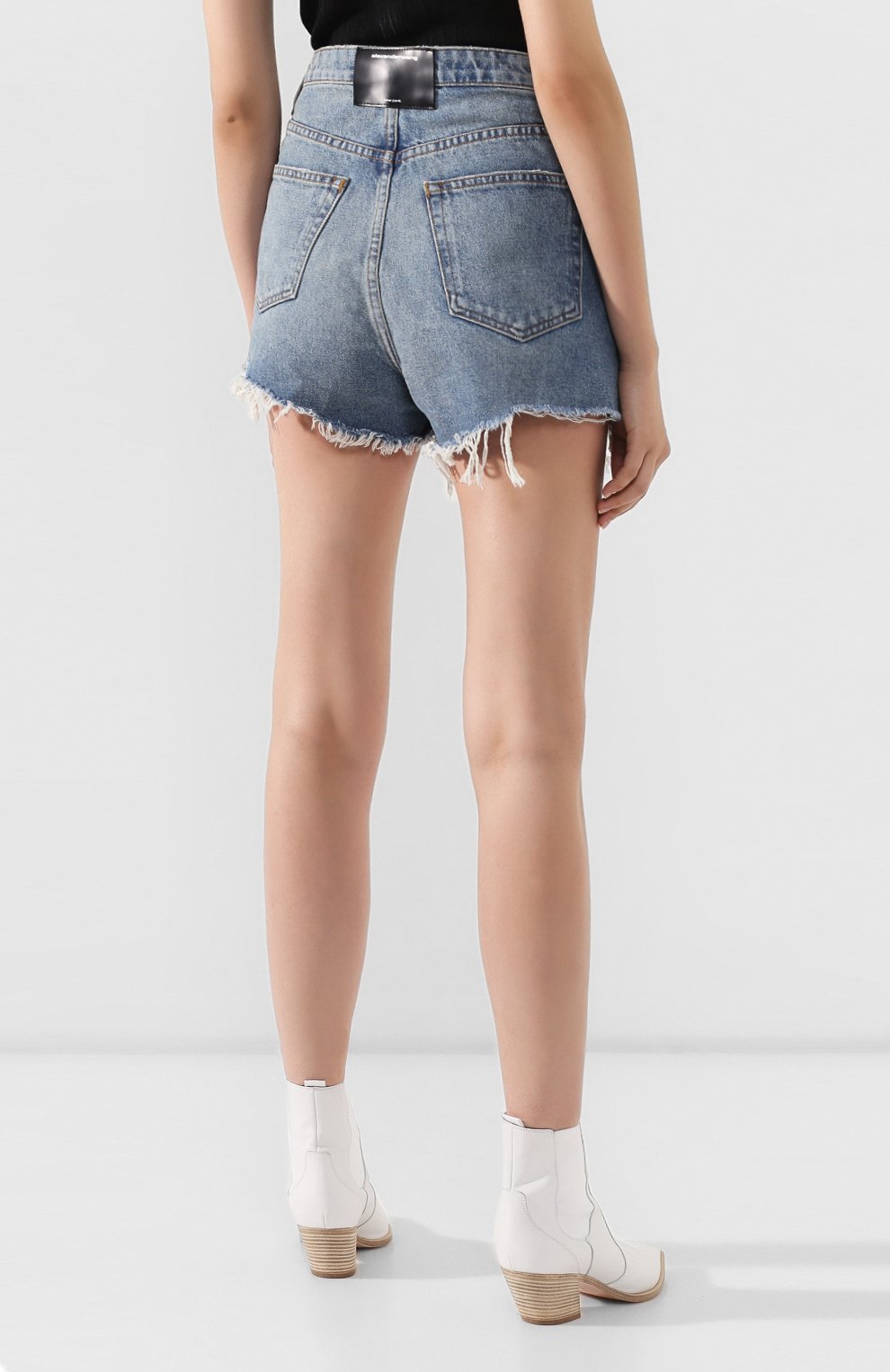 Джинсовые шорты ALEXANDER WANG, арт. 4DC2194487, фото 4
