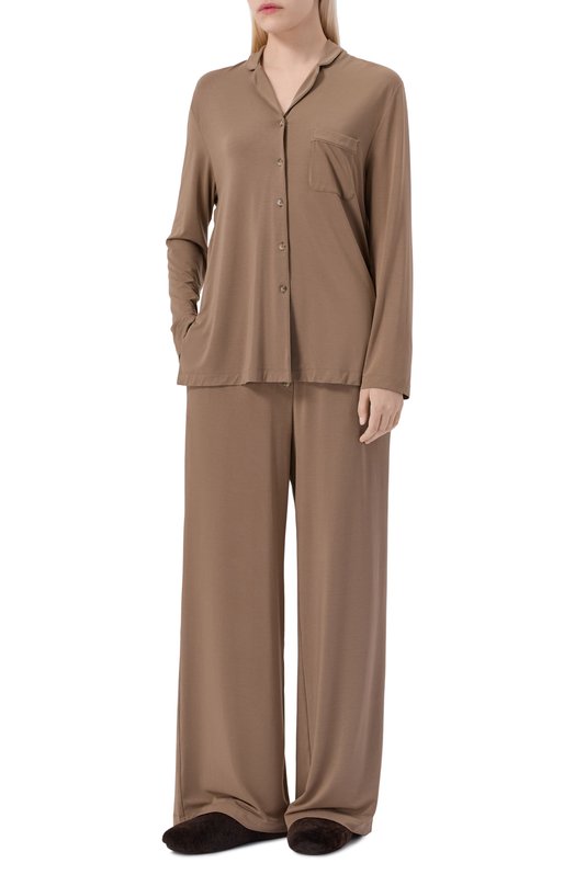 Хлопковая блузка EDOMO T012008FW2526 Бежевый  T012008FW2526 Фото 2