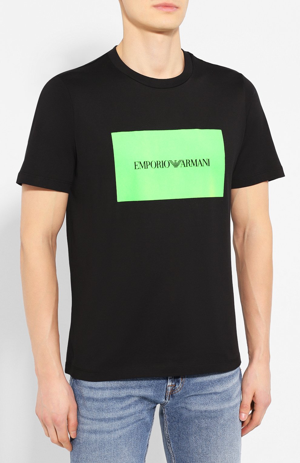 Хлопковая футболка EMPORIO ARMANI, арт. 3H1TD0/1J30Z, фото 3