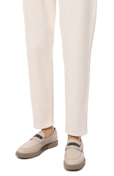 Кожаные пенни-лоферы BRUNELLO CUCINELLI, арт. MZSKGBP423, фото 3