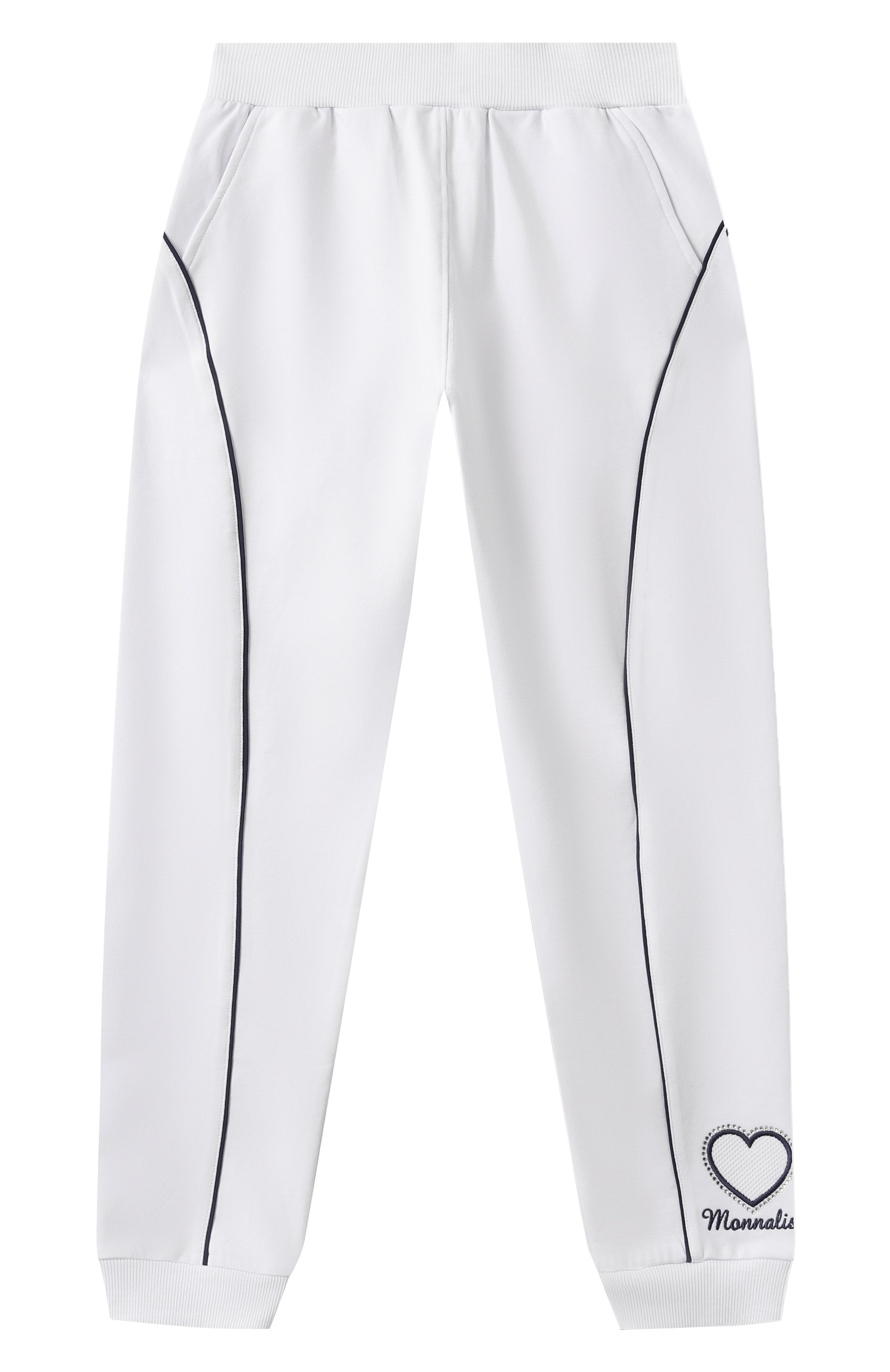 Хлопковые джоггеры MONNALISA, арт. 19E405, фото 1