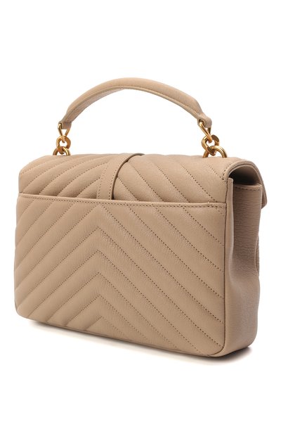 Сумка college medium SAINT LAURENT светло-бежевого цвета по цене 339500 руб., арт. 600279/BRM07, фото 4 Сумка college medium SAINT LAURENT, арт. 600279/BRM07, фото 4