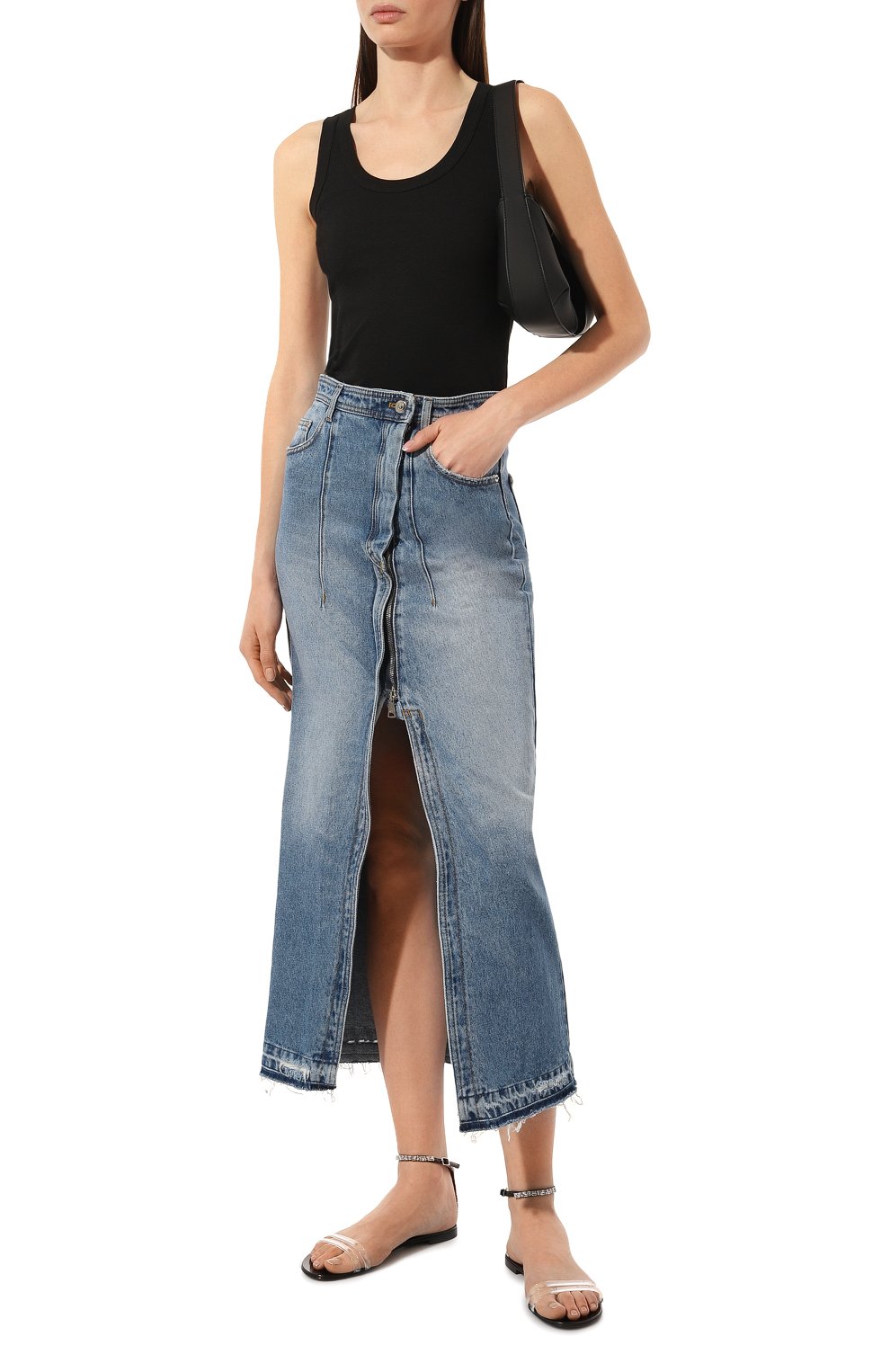 Комбинированные сандалии GIUSEPPE ZANOTTI DESIGN черного цвета по цене 87700 руб., арт. E300001/005, фото 2 Комбинированные сандалии GIUSEPPE ZANOTTI DESIGN, арт. E300001/005, фото 2