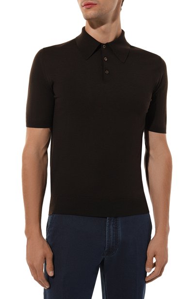 Шерстяное поло PRADA, арт. UMB219-C5W-F0192-202, фото 3