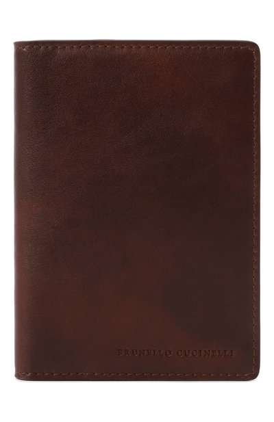 Кожаная обложка для паспорта BRUNELLO CUCINELLI, арт. MWCIU336, фото 1