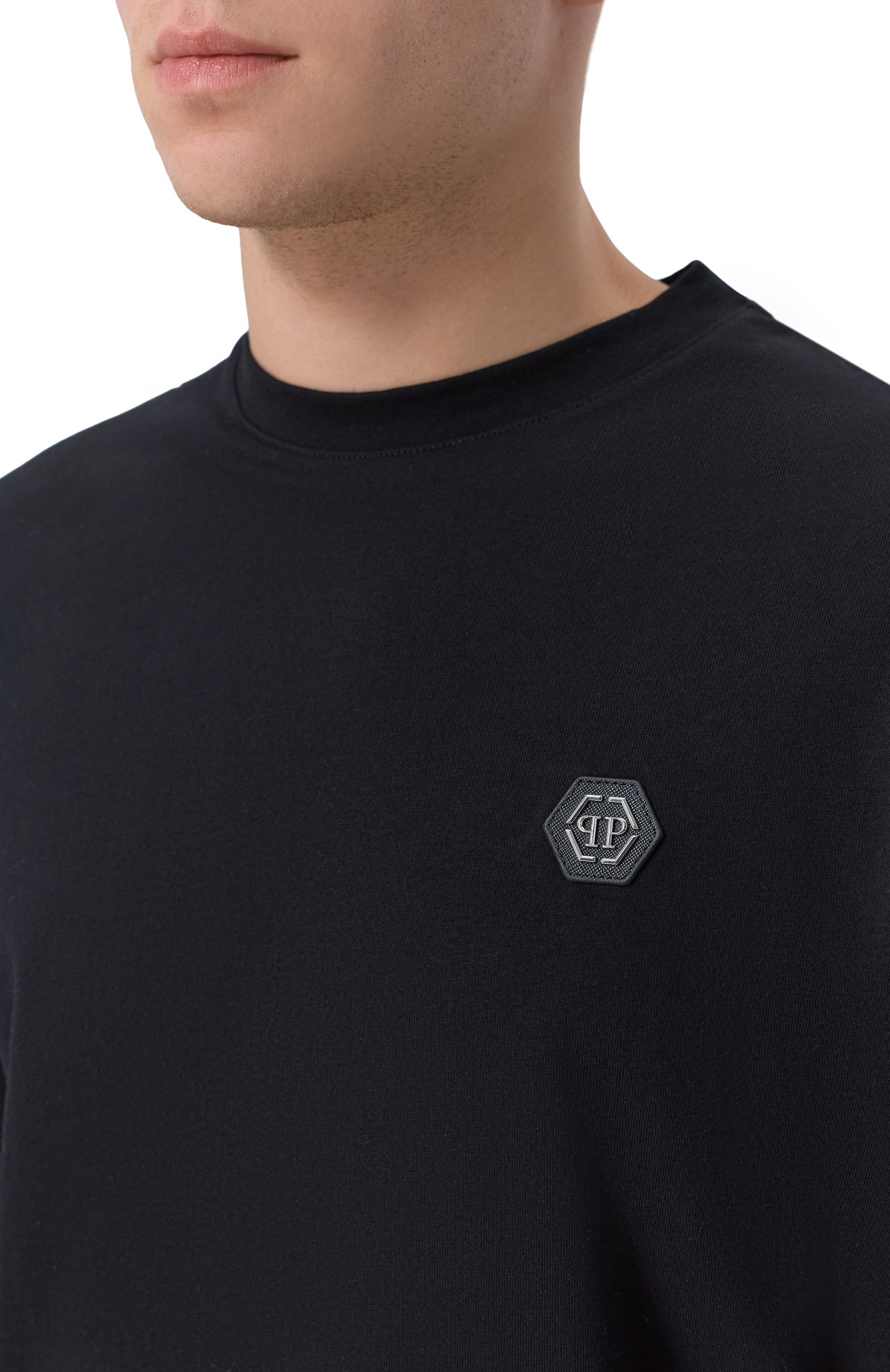 Хлопковый лонгслив PHILIPP PLEIN, арт. SAFC MTK8859 PJY002N, фото 5