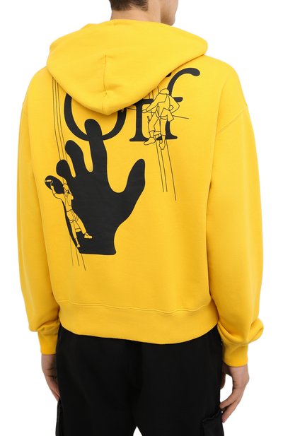 Хлопковое худи OFF-WHITE, арт. 0MBB037E20FLE0011810, фото 4