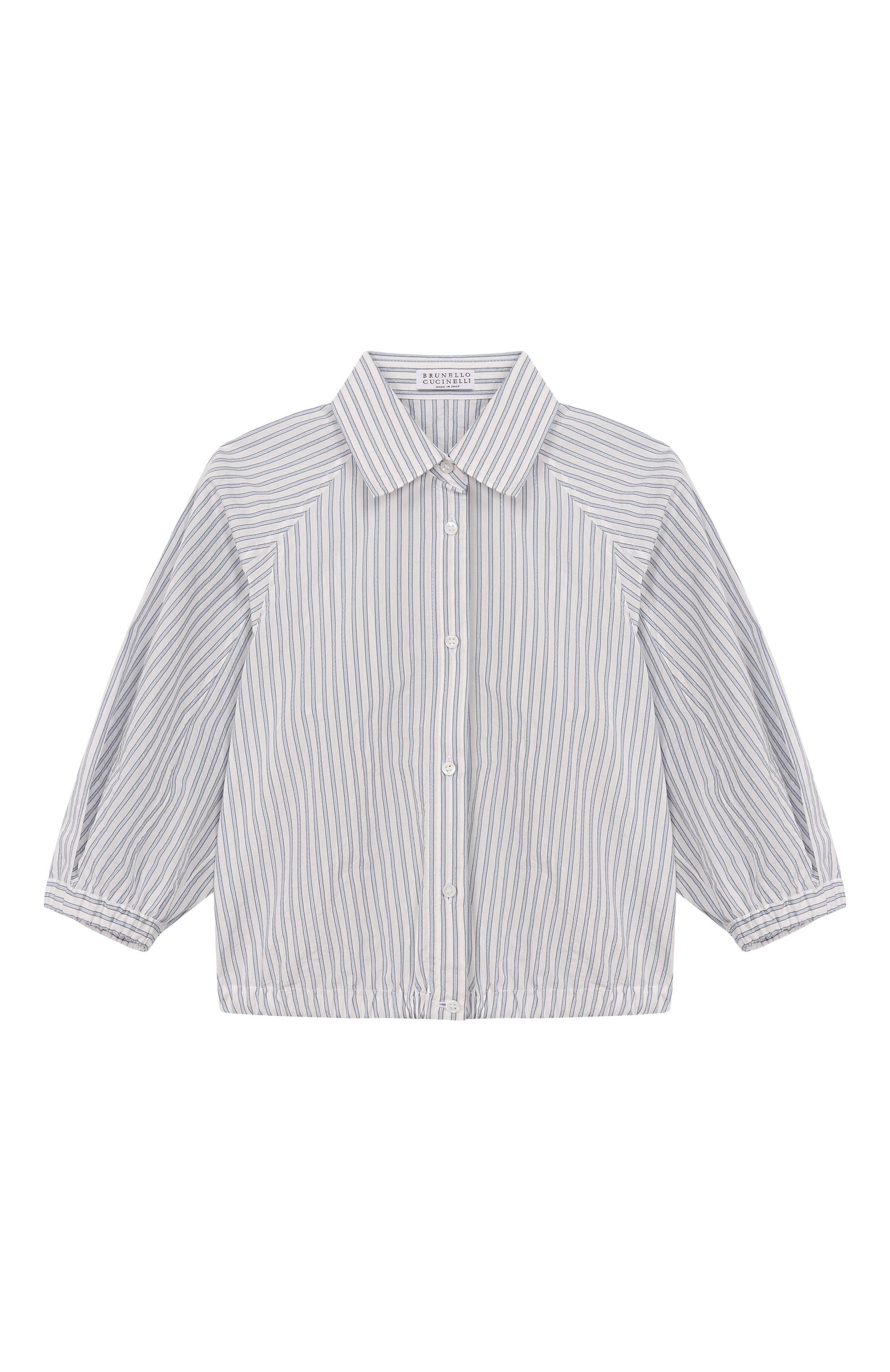 Хлопковая рубашка BRUNELLO CUCINELLI, арт. BL110C863C, фото 1