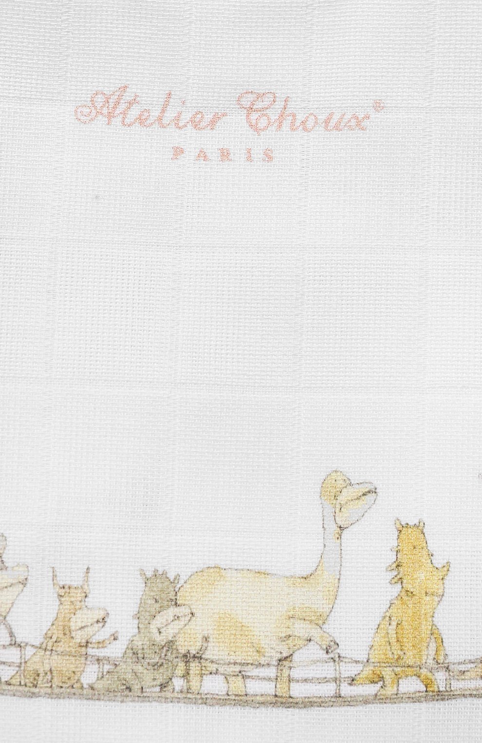 Хлопковый нагрудник ATELIER CHOUX, арт. SMALL BIB T0WER`S BRIDGE, фото 3