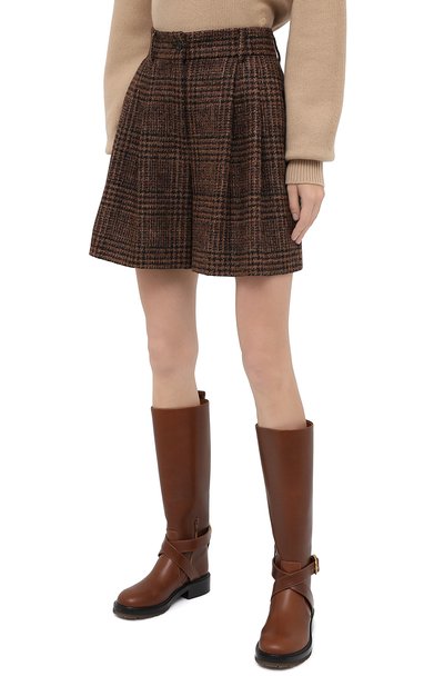 Шерстяные шорты DOLCE & GABBANA, арт. FTBWMT/FQMH8, фото 4