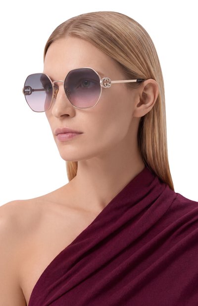 Солнцезащитные очки GUCCI серого цвета по цене 55200 руб., арт. GG2046S 002, фото 2 Солнцезащитные очки GUCCI, арт. GG2046S 002, фото 2