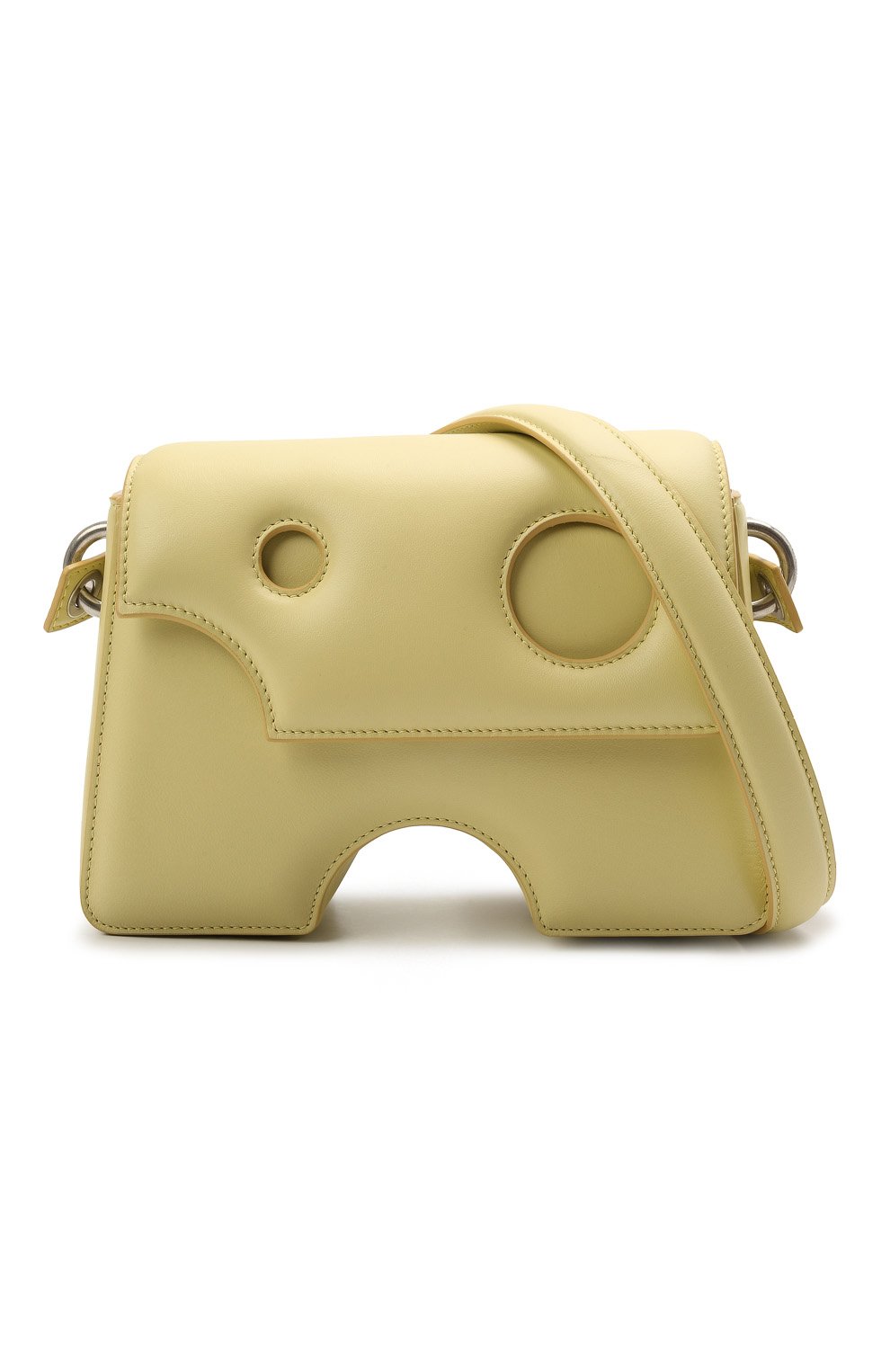 Сумка burrow OFF-WHITE желтого цвета по цене 133500 руб., арт. 0WNN005S21LEA001, фото 5 Сумка burrow OFF-WHITE, арт. 0WNN005S21LEA001, фото 5