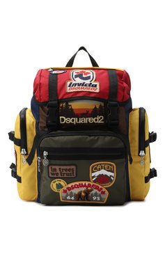 Детская рюкзак invicta DSQUARED2 разноцветного цвета, арт. DQ2944/D0AD8 | Фото 1 (Нос: Не проставлено; Материал: Текстиль; Автоматизация состава: Проставлено)