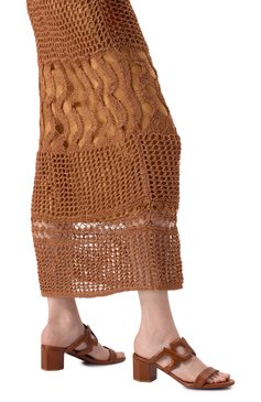 Женские кожаные мюли BOUGEOTTE коричневого цвета, арт. HS55S-LEGANA-RUST | Фото 3 (Каблук высота: Низкий; Подошва: Плоская; Материал внутренний: Натуральная кожа; Материал внешний: Натуральная кожа; Каблук тип: Устойчивый)