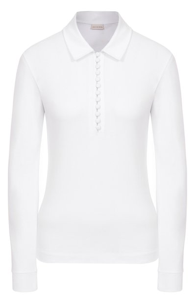 Женское хлопковое поло DRIES VAN NOTEN, арт. 011115-2603-001