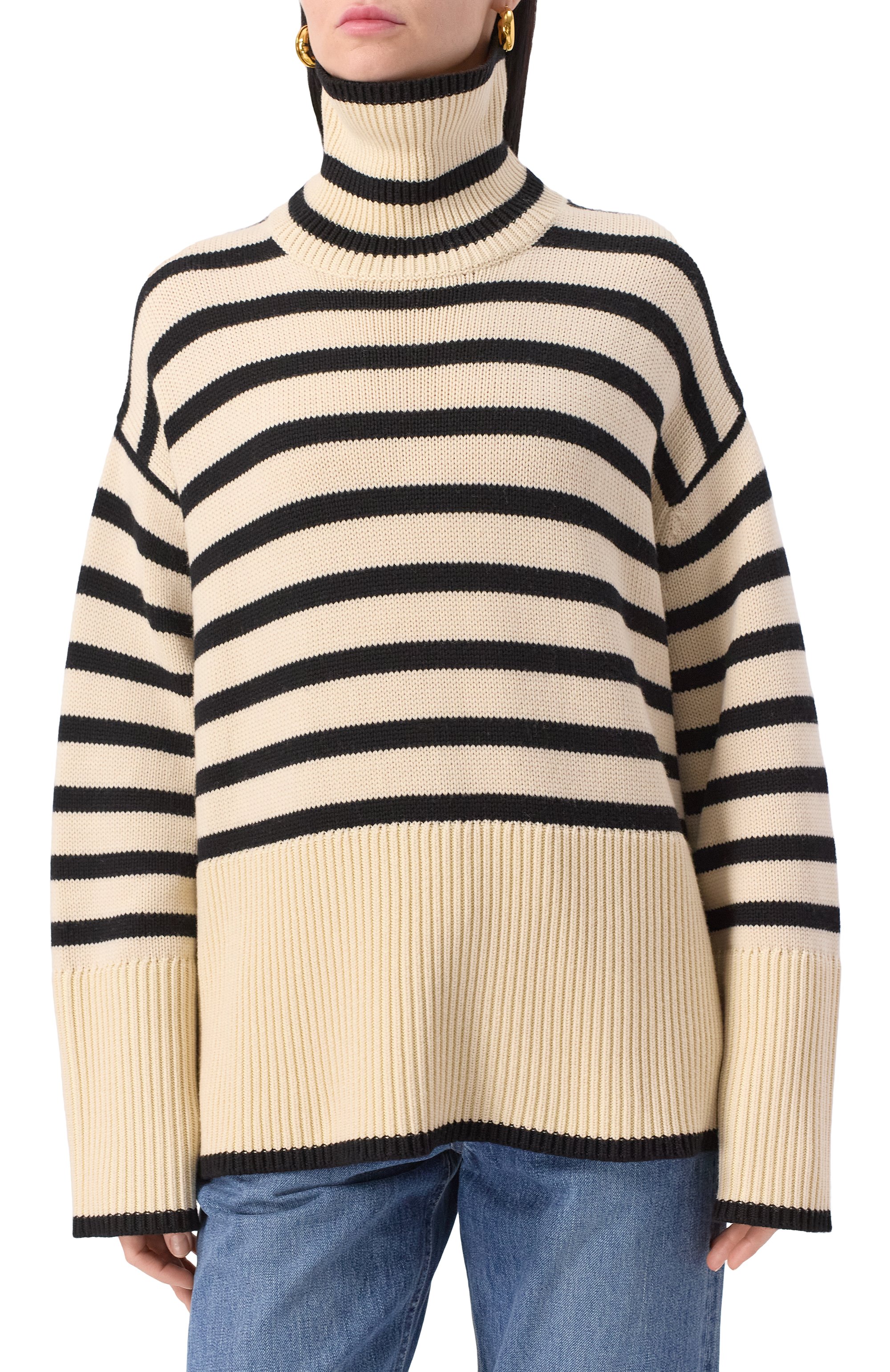 Свитер из шерсти и хлопка TOTEME, арт. 212-562-758, фото 3