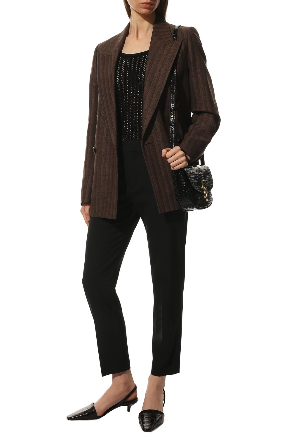 Шерстяные брюки CHLOÉ, арт. CHC20SPA93062, фото 2